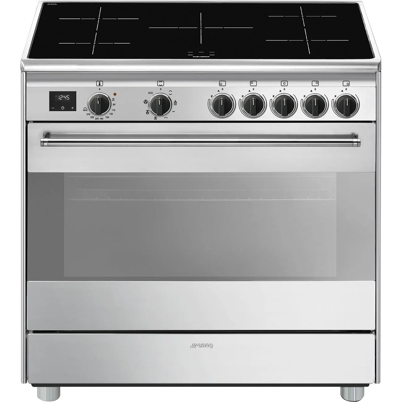 Bếp liền lò 90x60 cm Classica – Thép không gỉ
