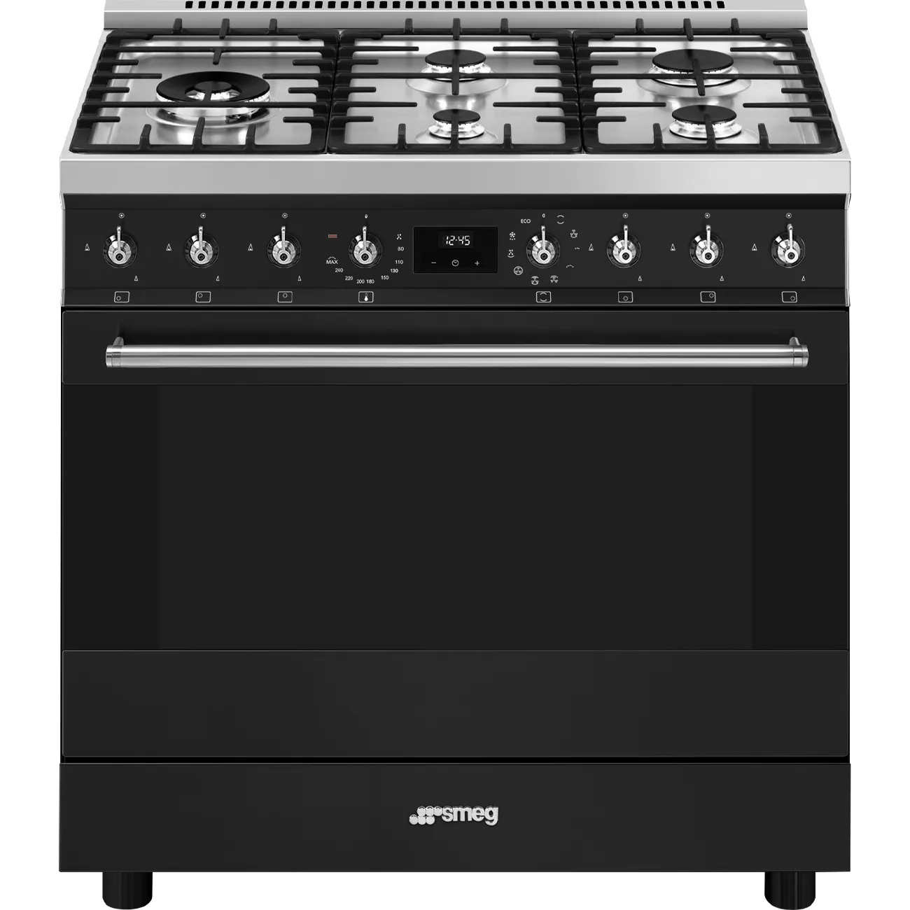 Bếp liền lò 90x60 cm Classica – Đen mờ