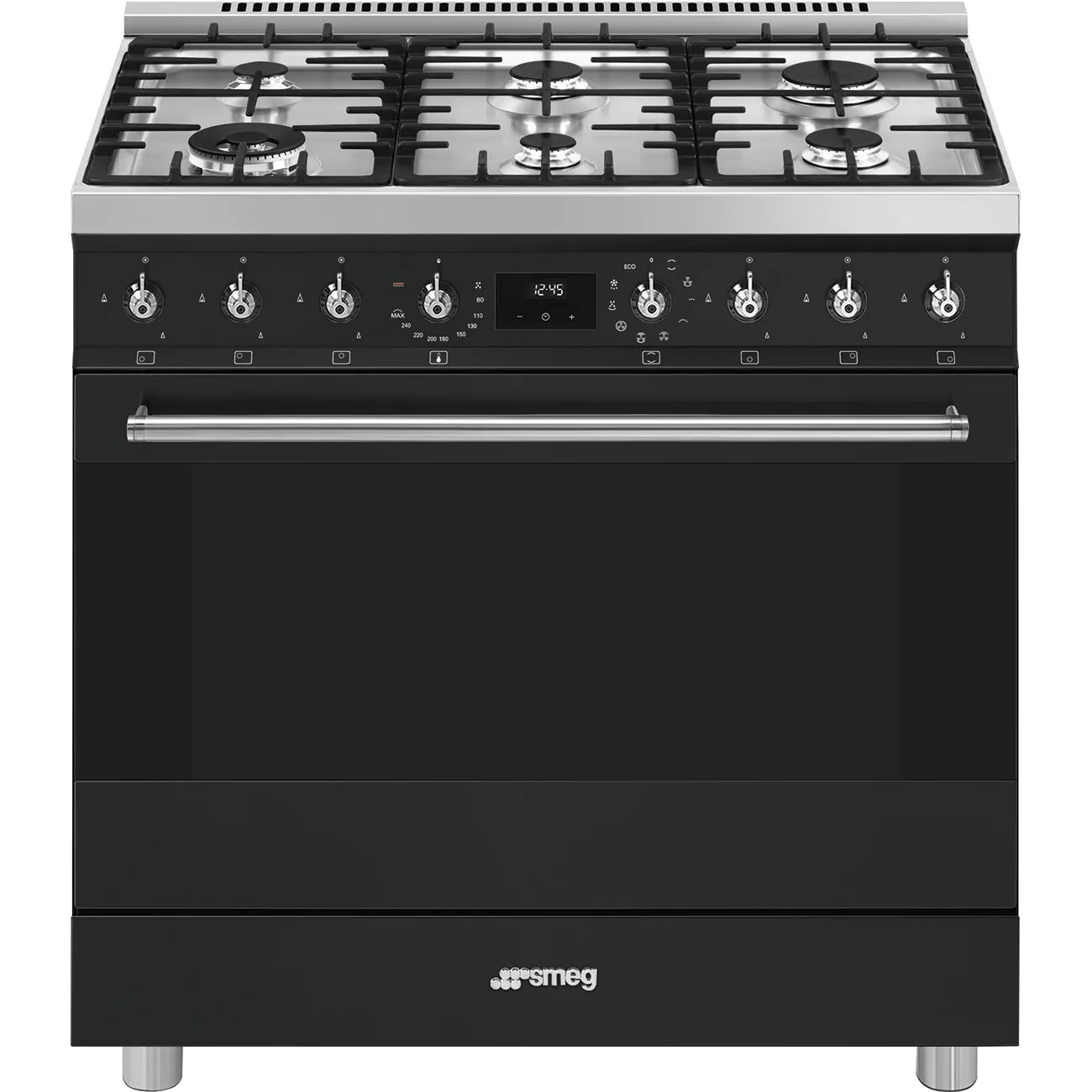 Bếp liền lò 90x60 cm Classica – Đen mờ