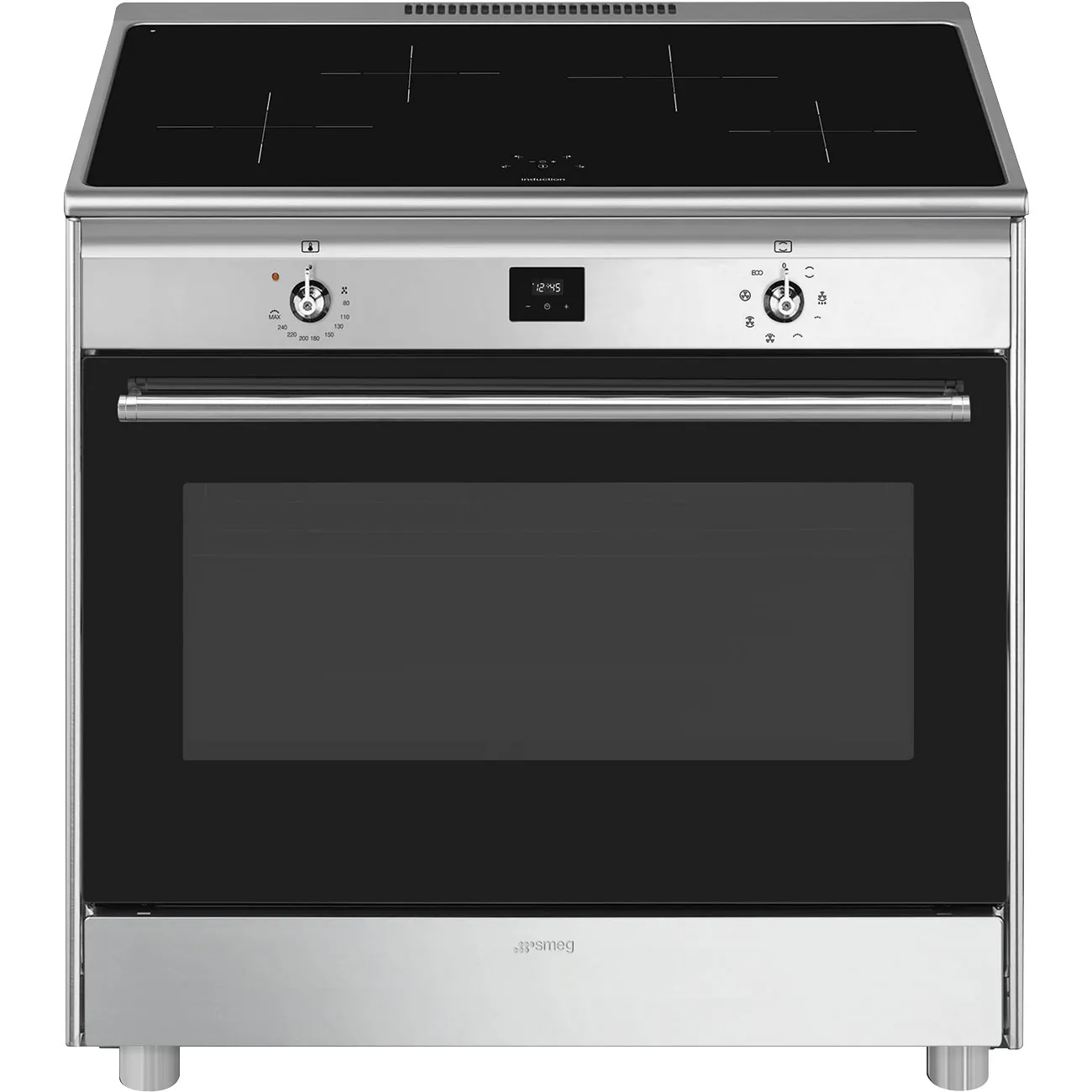 Bếp liền lò 90x60 cm Classica – Thép không gỉ
