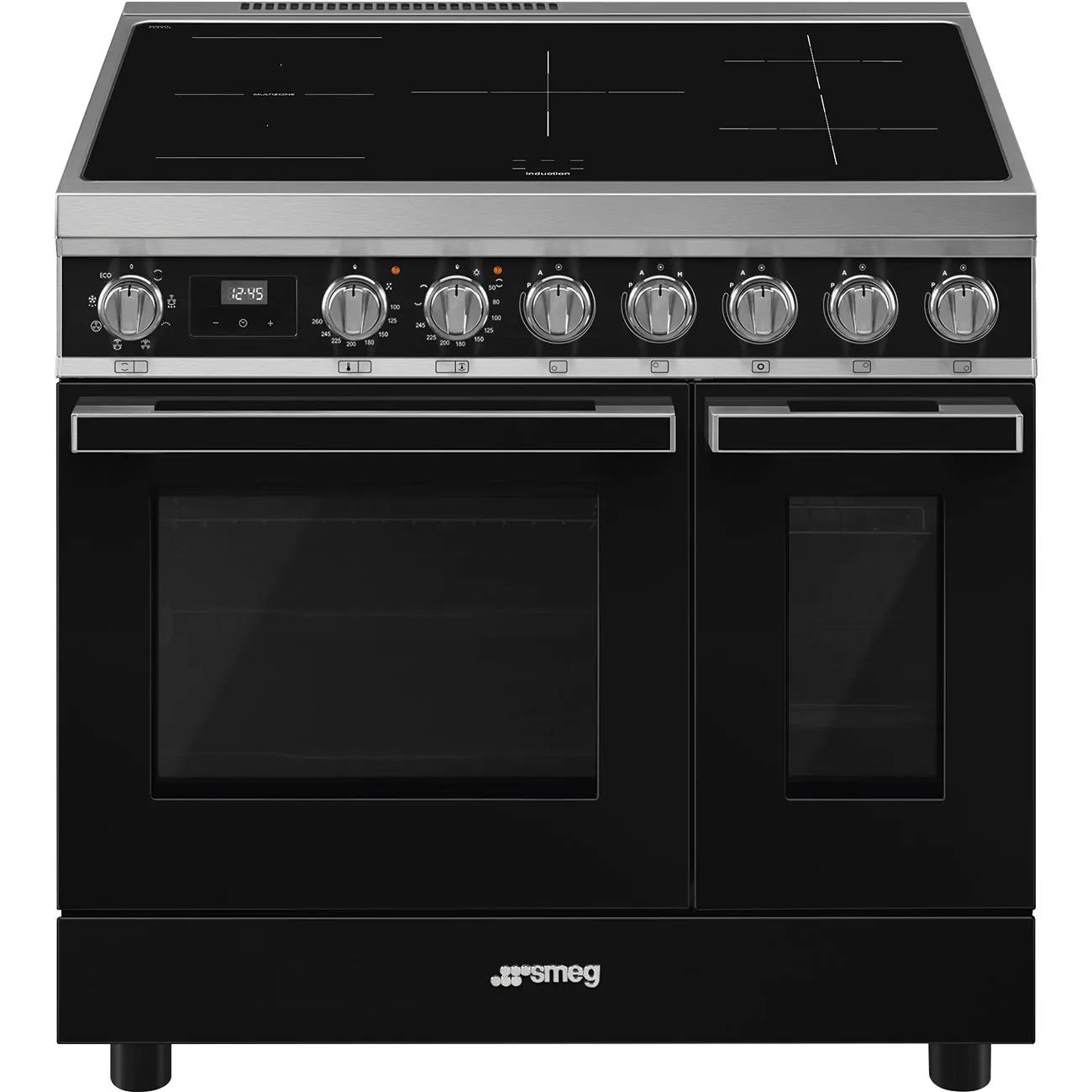 Bếp liền lò 90x60 cm Portofino – Đen