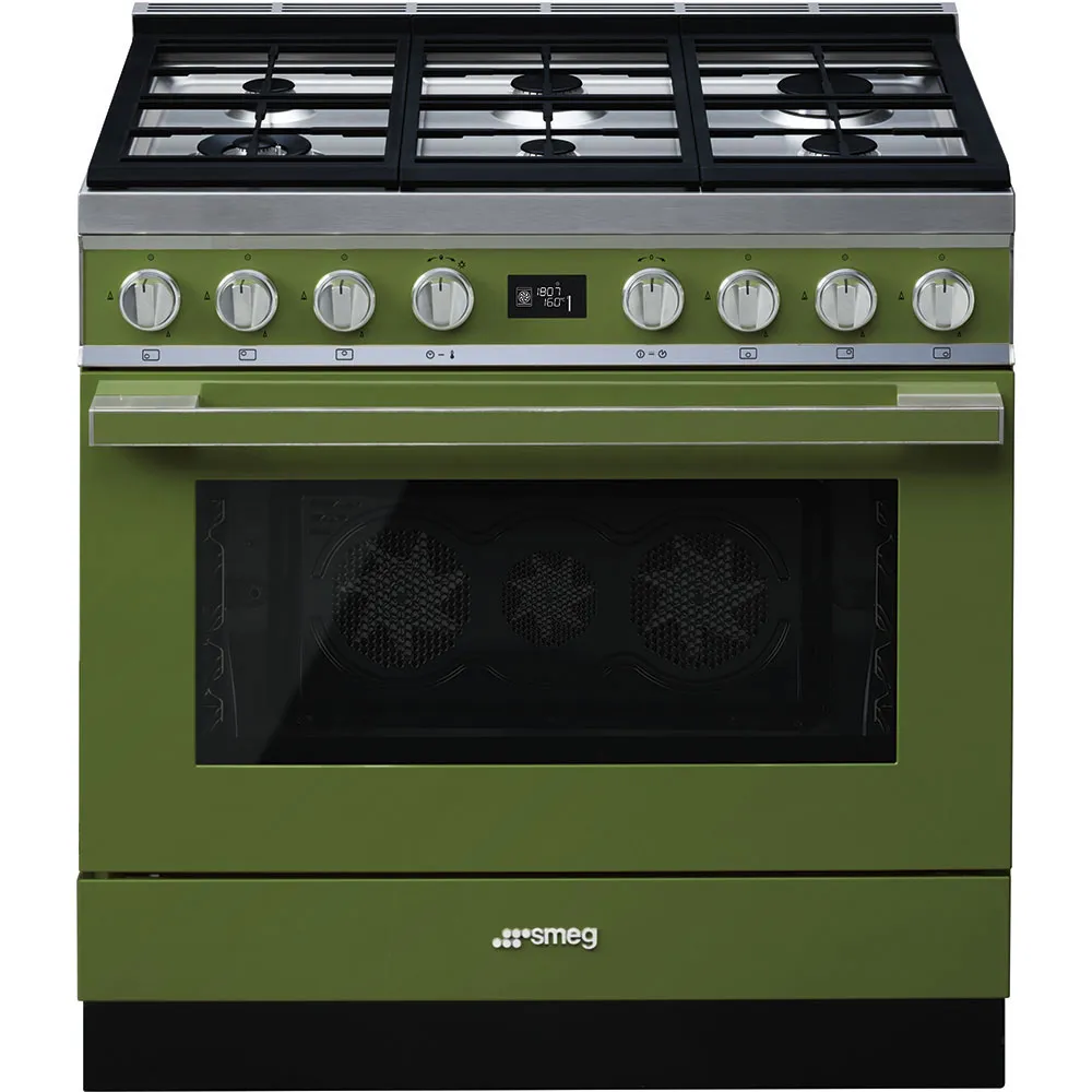 Bếp liền lò 90x60 cm Portofino – Xanh olive