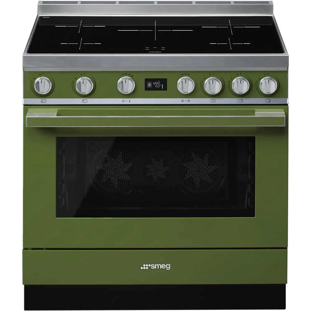 Bếp liền lò 90x60 cm Portofino – Xanh olive