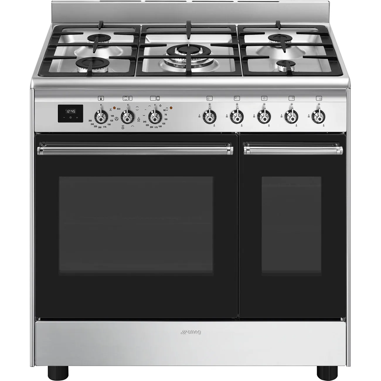 Bếp liền lò 90x60 cm Classica – Thép không gỉ