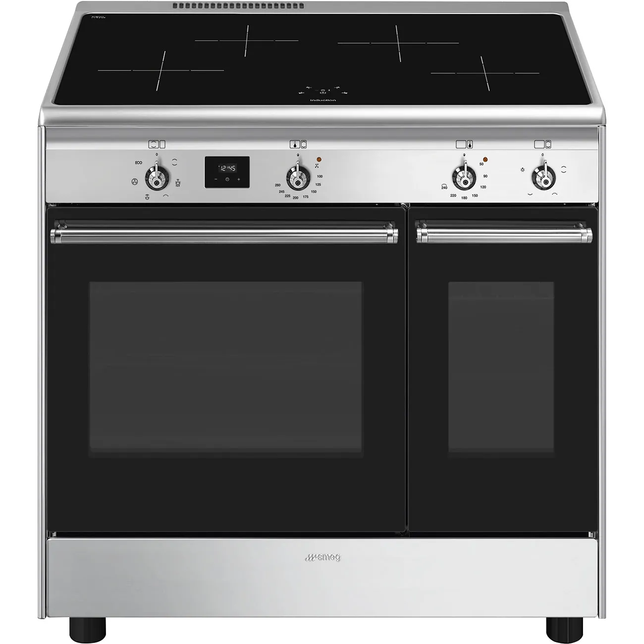 Bếp liền lò 90x60 cm Classica – Thép không gỉ
