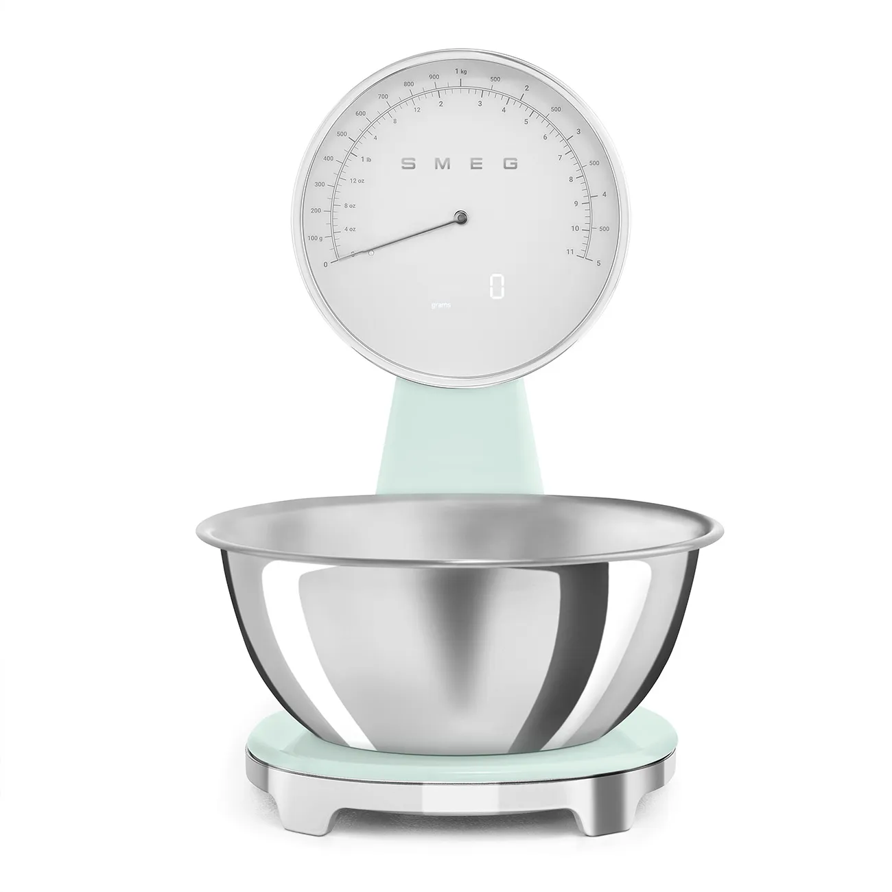 Cân nhà bếp điện tử 18 cm 50's Style – Xanh lá pastel