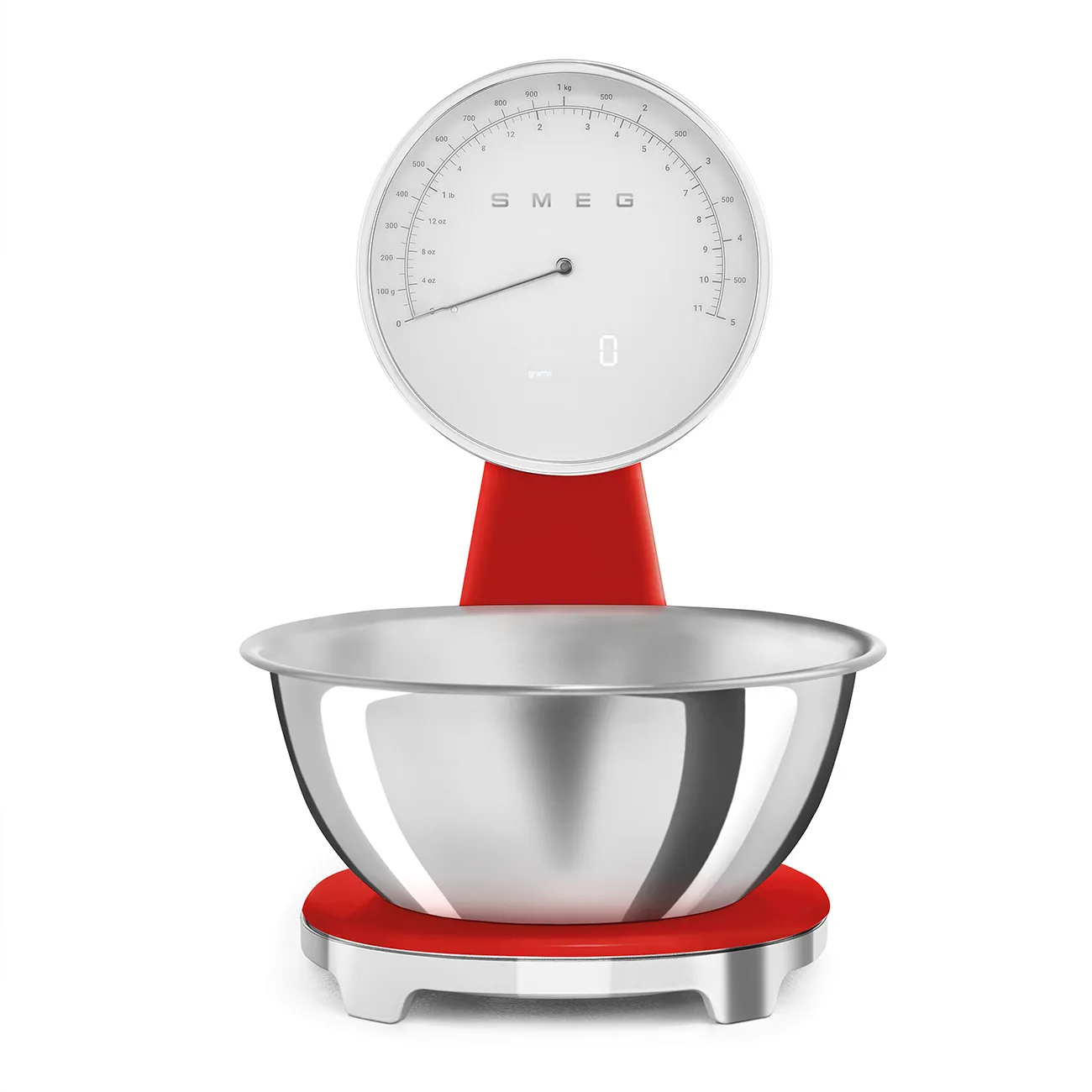 Cân nhà bếp điện tử 18 cm 50's Style – Đỏ