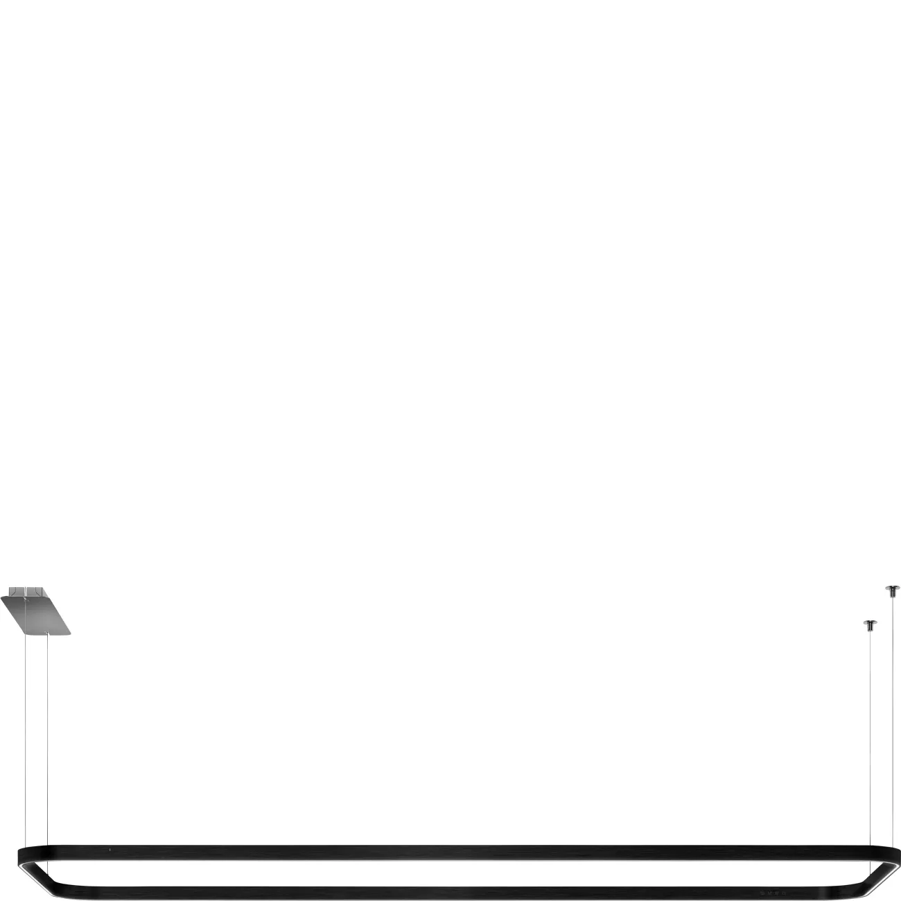 Đèn chiếu sáng 180 cm Isola – Đen mờ