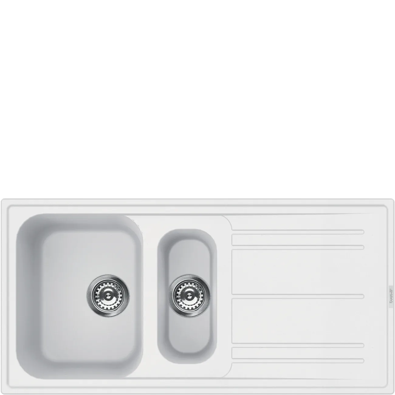 Chậu rửa 100 cm Universale – Trắng