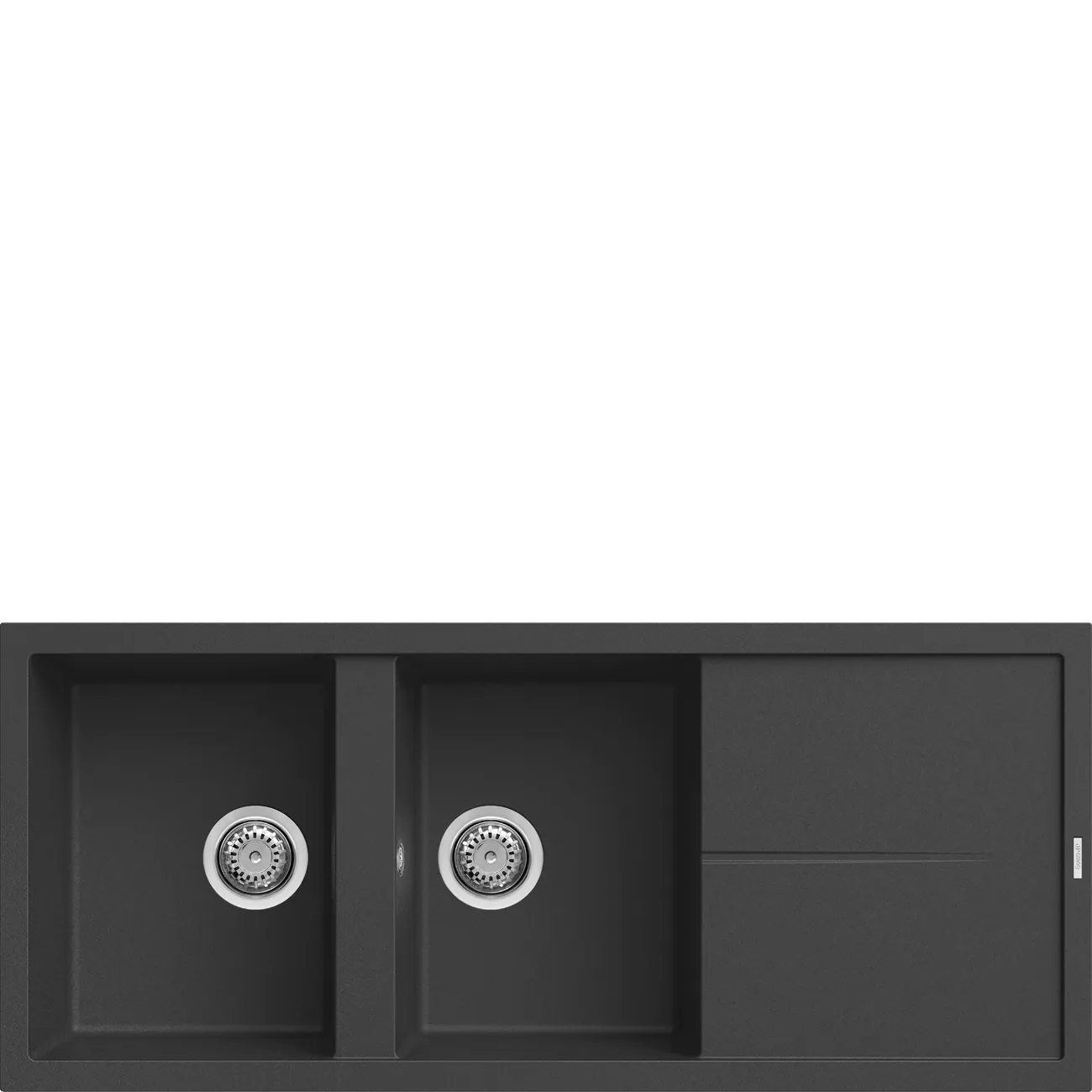 Chậu rửa 116 cm Universale – Đen