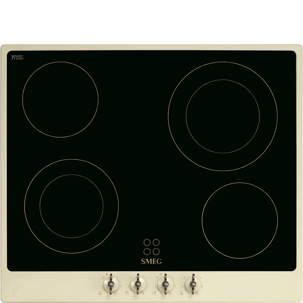 Bếp từ & bếp gas 60 cm Coloniale – Kem