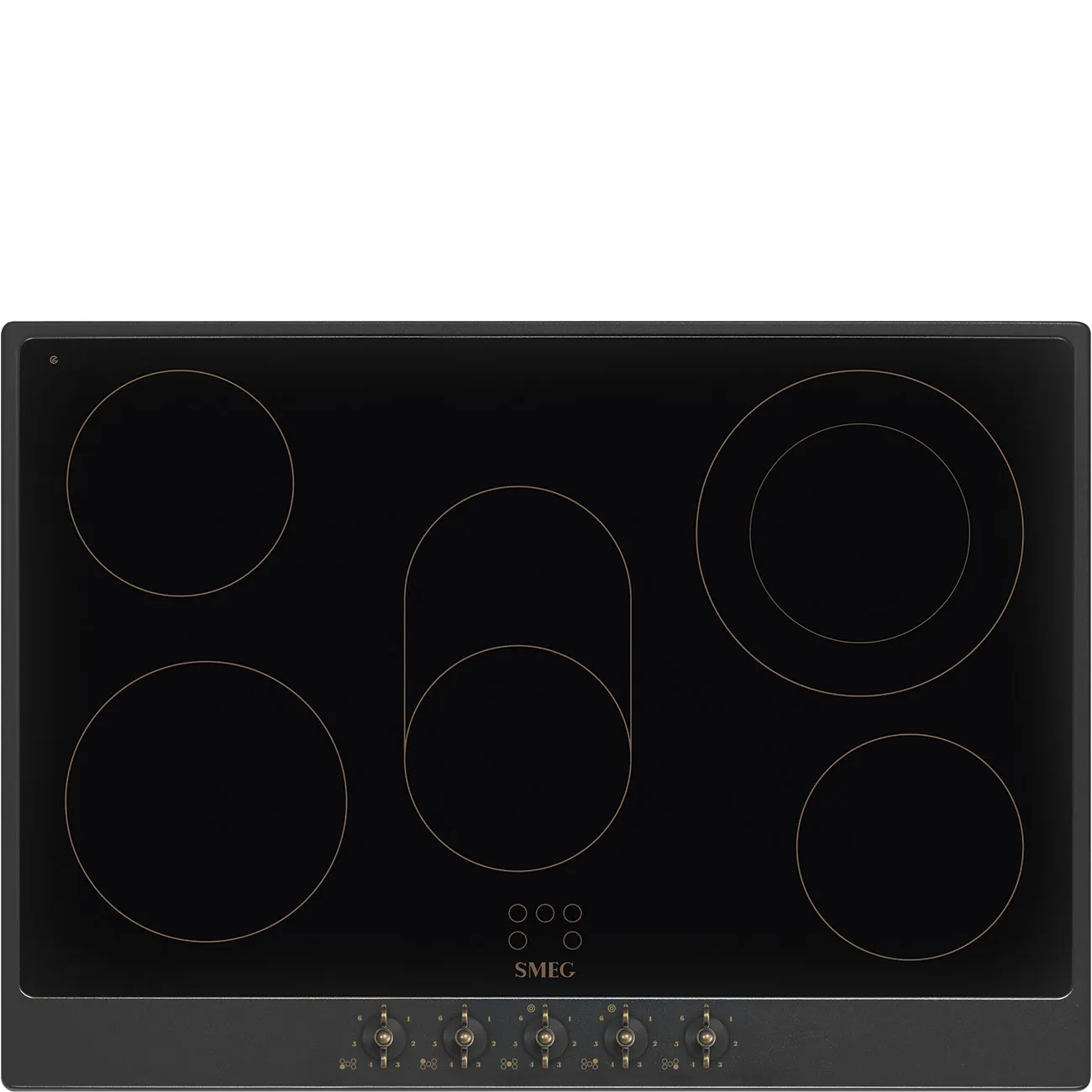 Bếp từ & bếp gas 72 cm Coloniale – Xám than