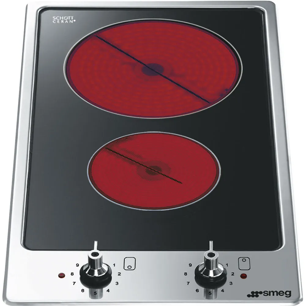 Bếp từ & bếp gas 31 cm Classica – Inox / Đen