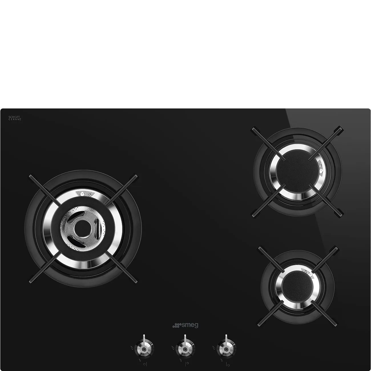 Bếp từ & bếp gas 72 cm Classica – Đen