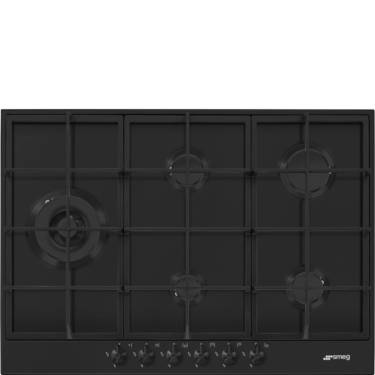 Bếp từ & bếp gas 73 cm Classica – Đen mờ