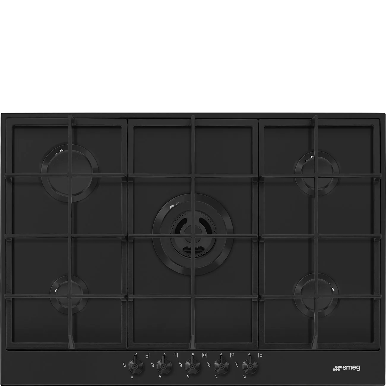 Bếp từ & bếp gas 73 cm Classica – Đen mờ
