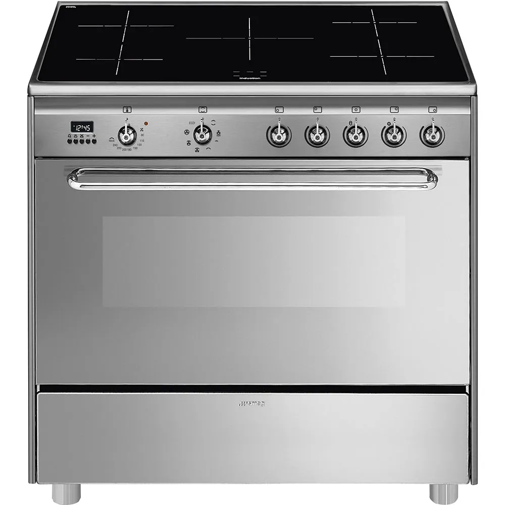 Bếp liền lò 90x60 cm Classica – Thép không gỉ