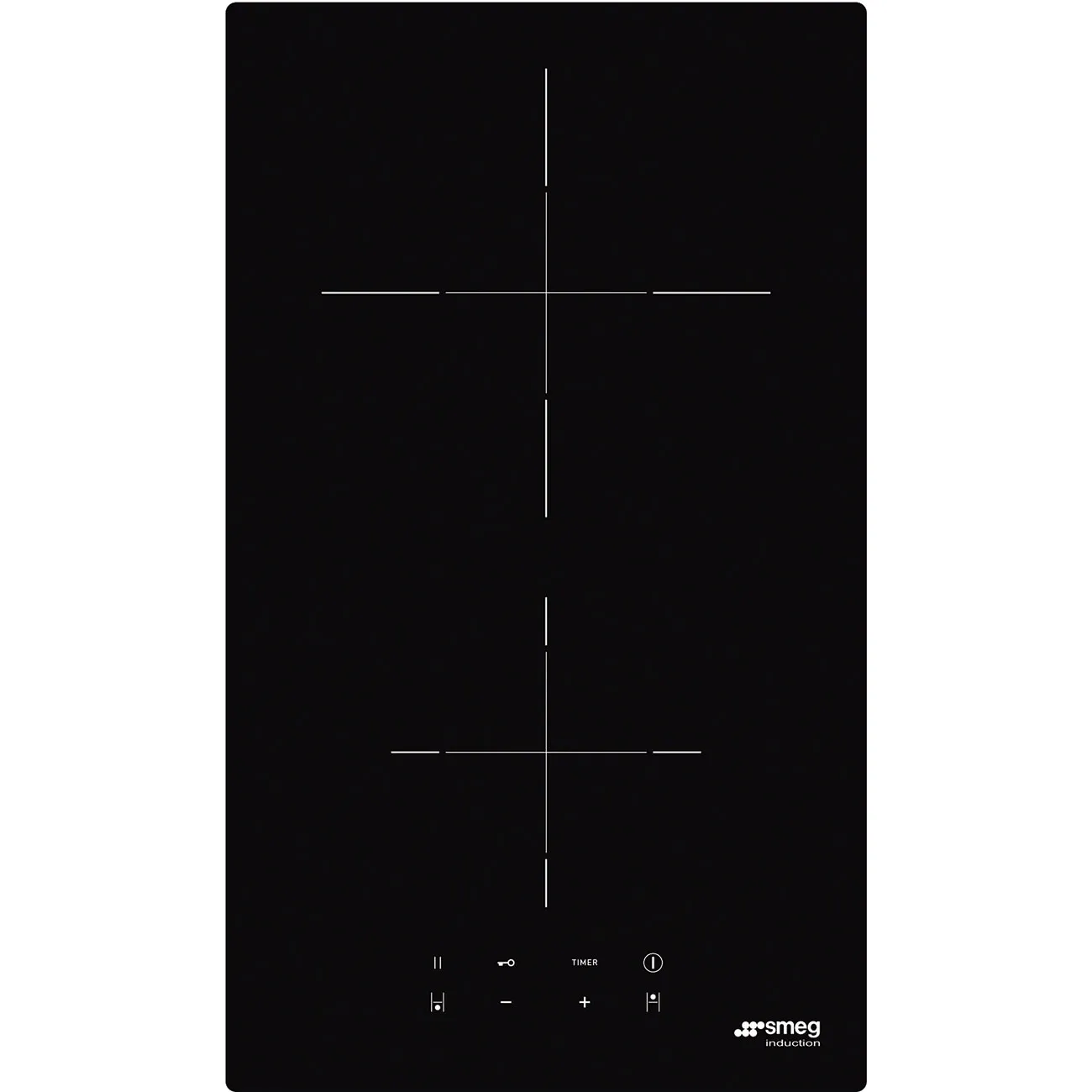 Bếp từ & bếp gas 30 cm Universale – Đen