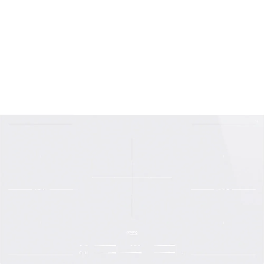 Bếp từ & bếp gas 90 cm Universale – Trắng