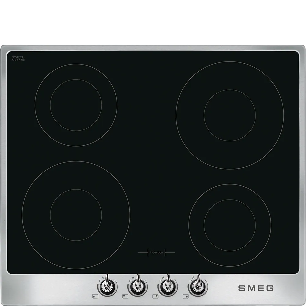 Bếp từ & bếp gas 60 cm Victoria – Thép không gỉ
