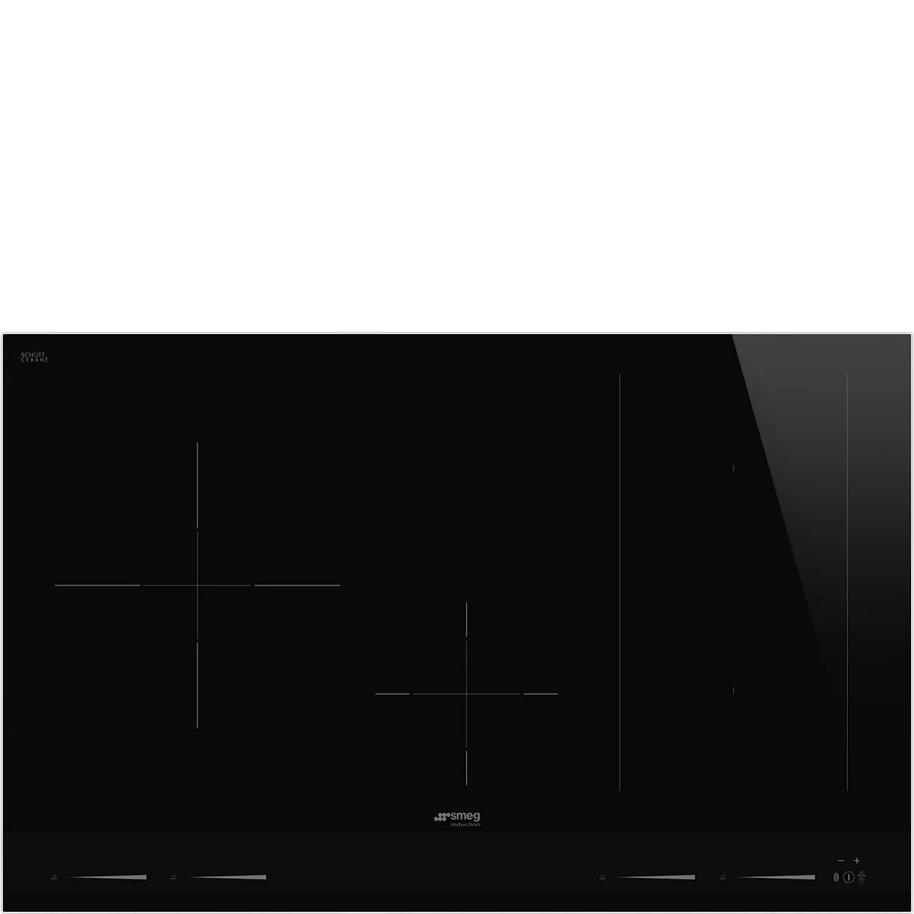 Bếp từ & bếp gas 80 cm Linea – Đen