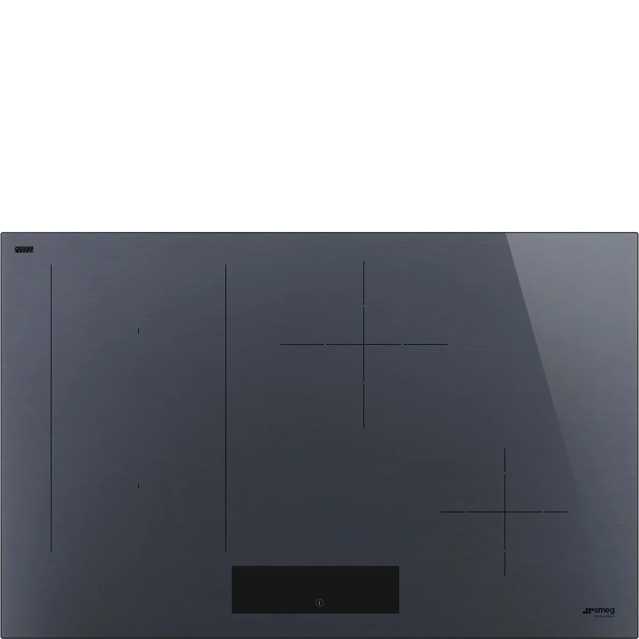 Bếp từ & bếp gas 80 cm Linea – Xám Neptune