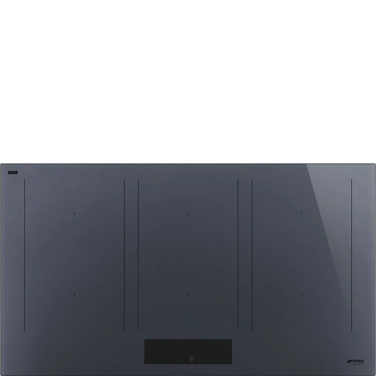 Bếp từ & bếp gas 90 cm Linea – Xám Neptune