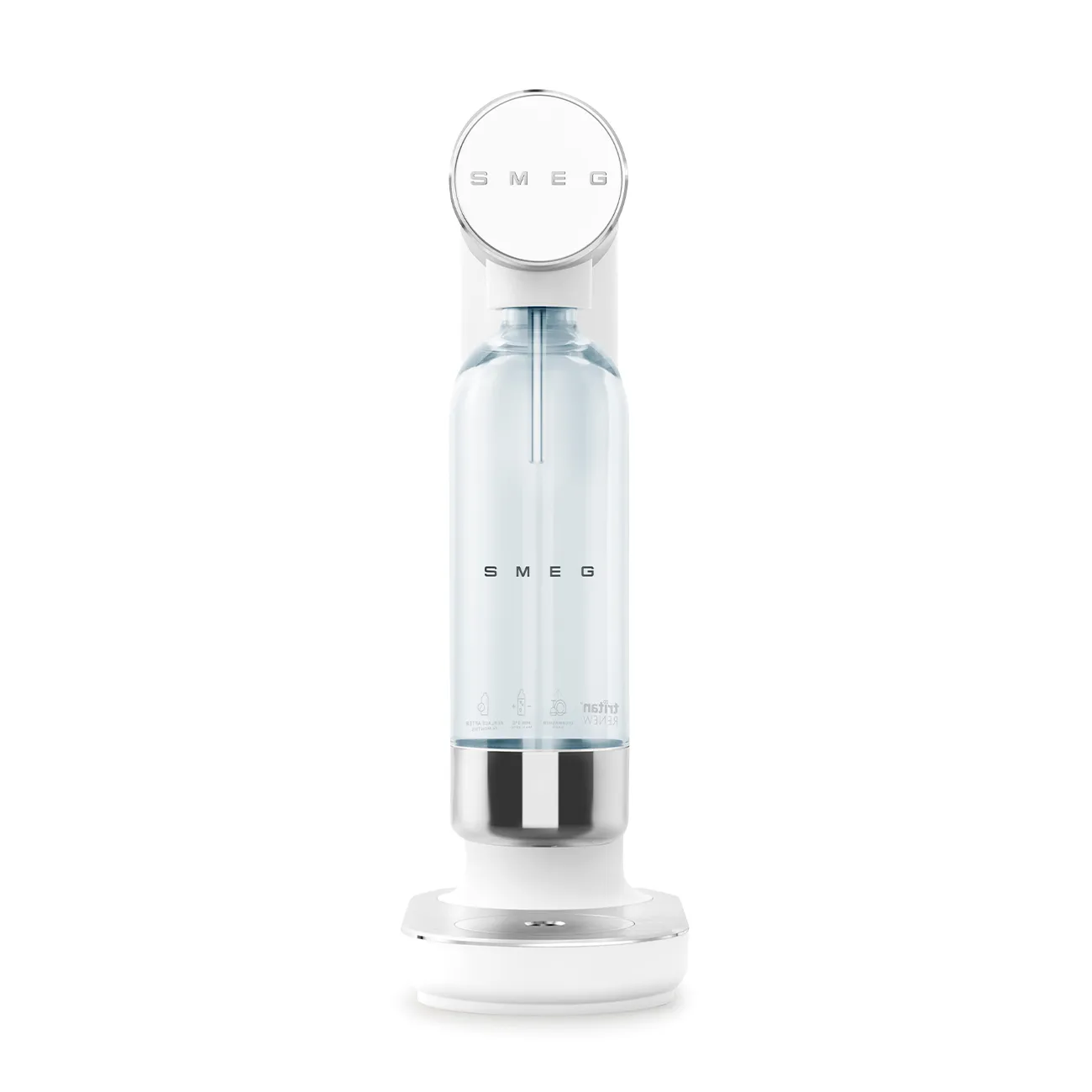 Máy làm nước có gas 14 cm Collezione – Trắng