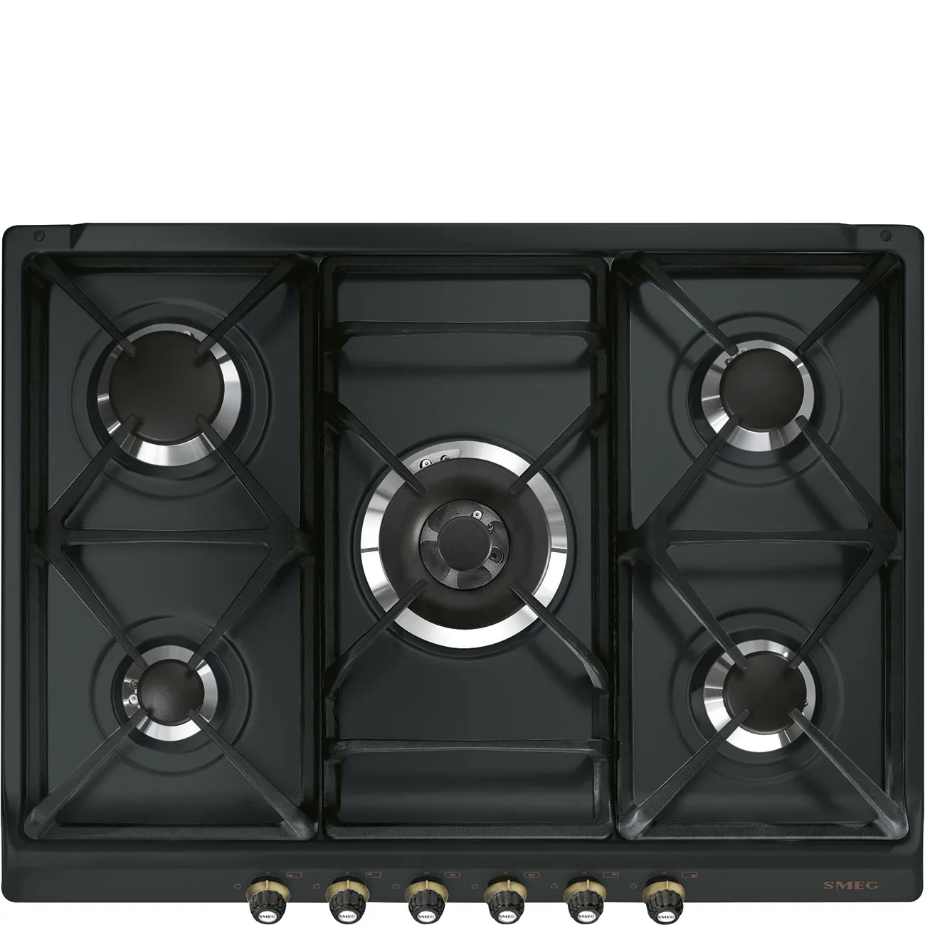 Bếp từ & bếp gas 69 cm Cortina – Xám than