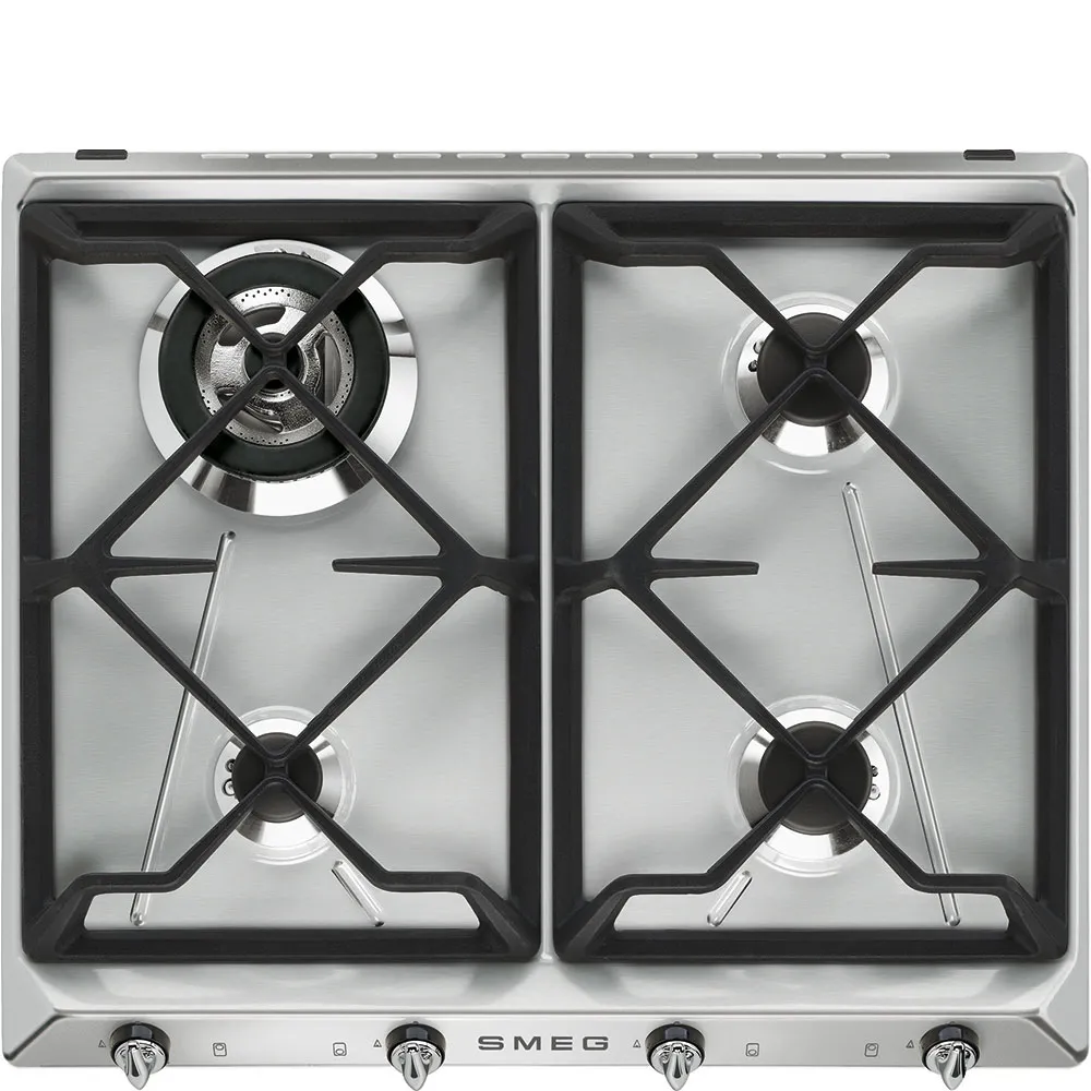Bếp từ & bếp gas 60 cm Victoria – Thép không gỉ
