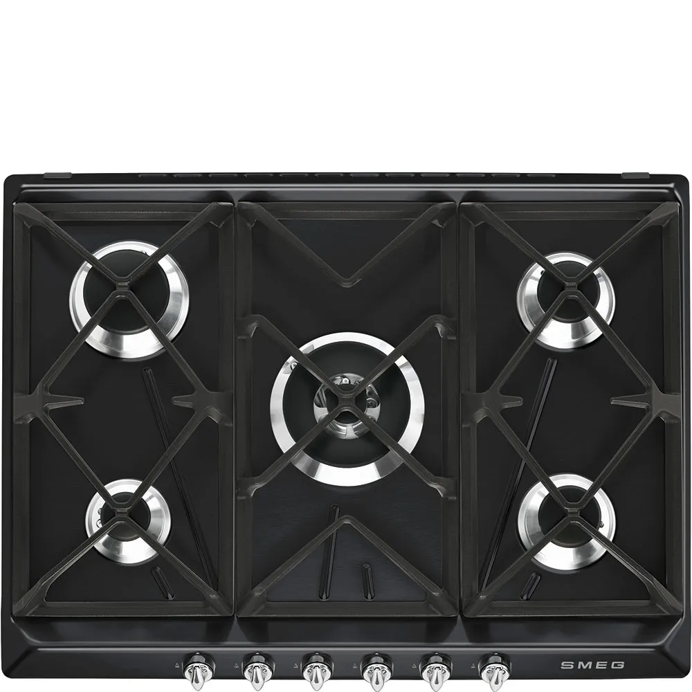 Bếp từ & bếp gas 69 cm Victoria – Đen