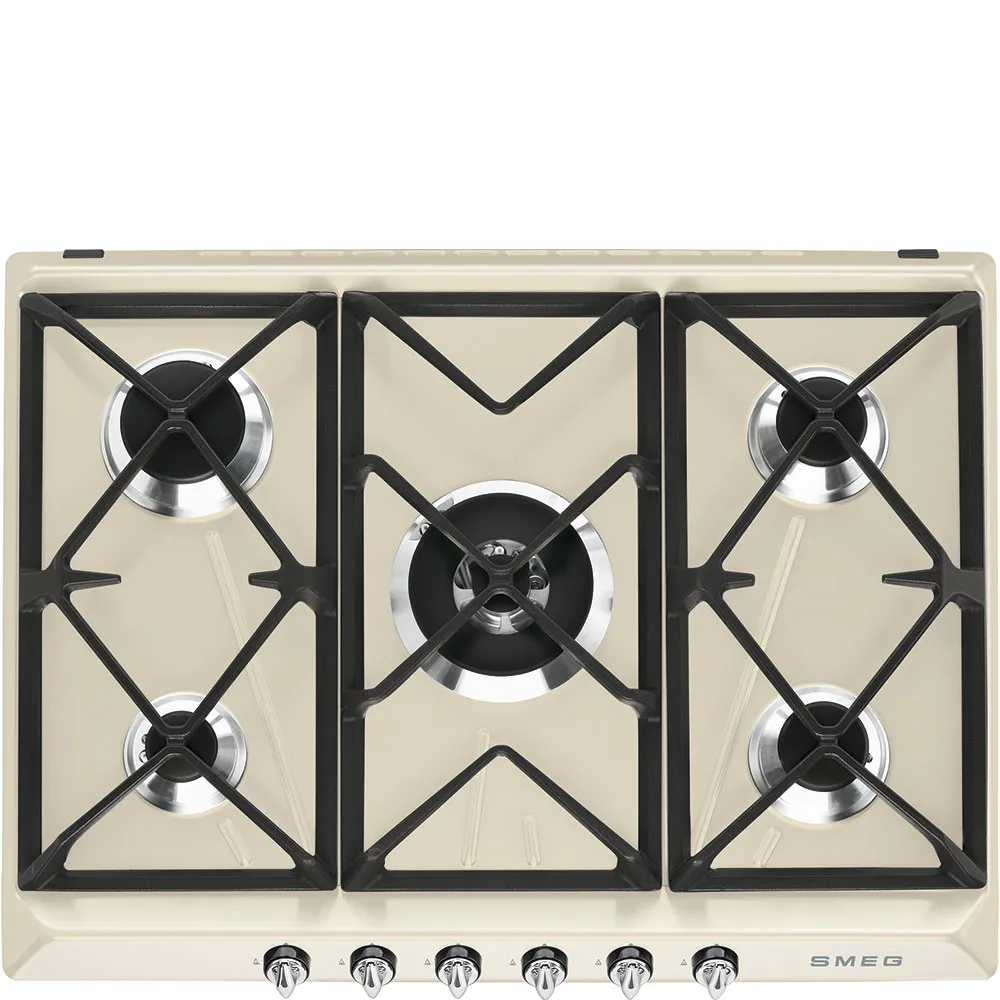 Bếp từ & bếp gas 69 cm Victoria – Kem