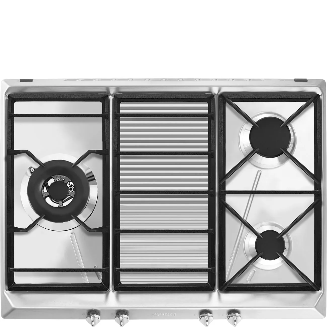 Bếp từ & bếp gas 69 cm Contemporanea – Thép không gỉ