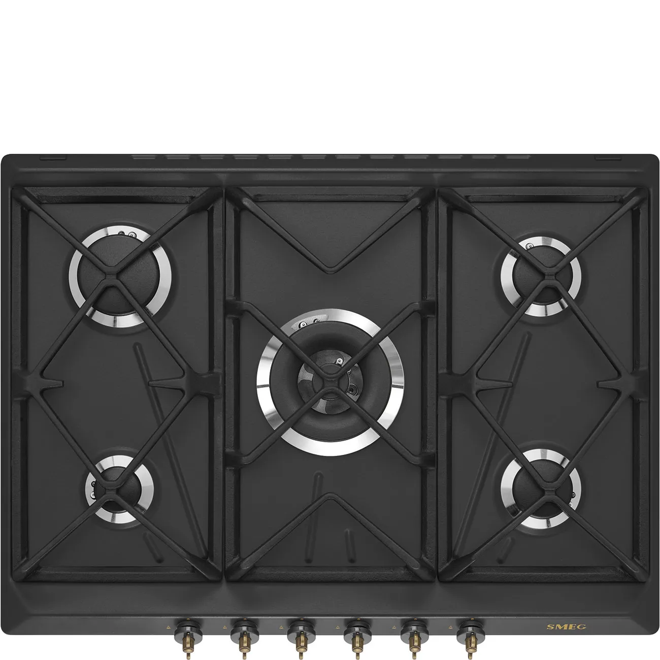 Bếp từ & bếp gas 69 cm Coloniale – Xám than