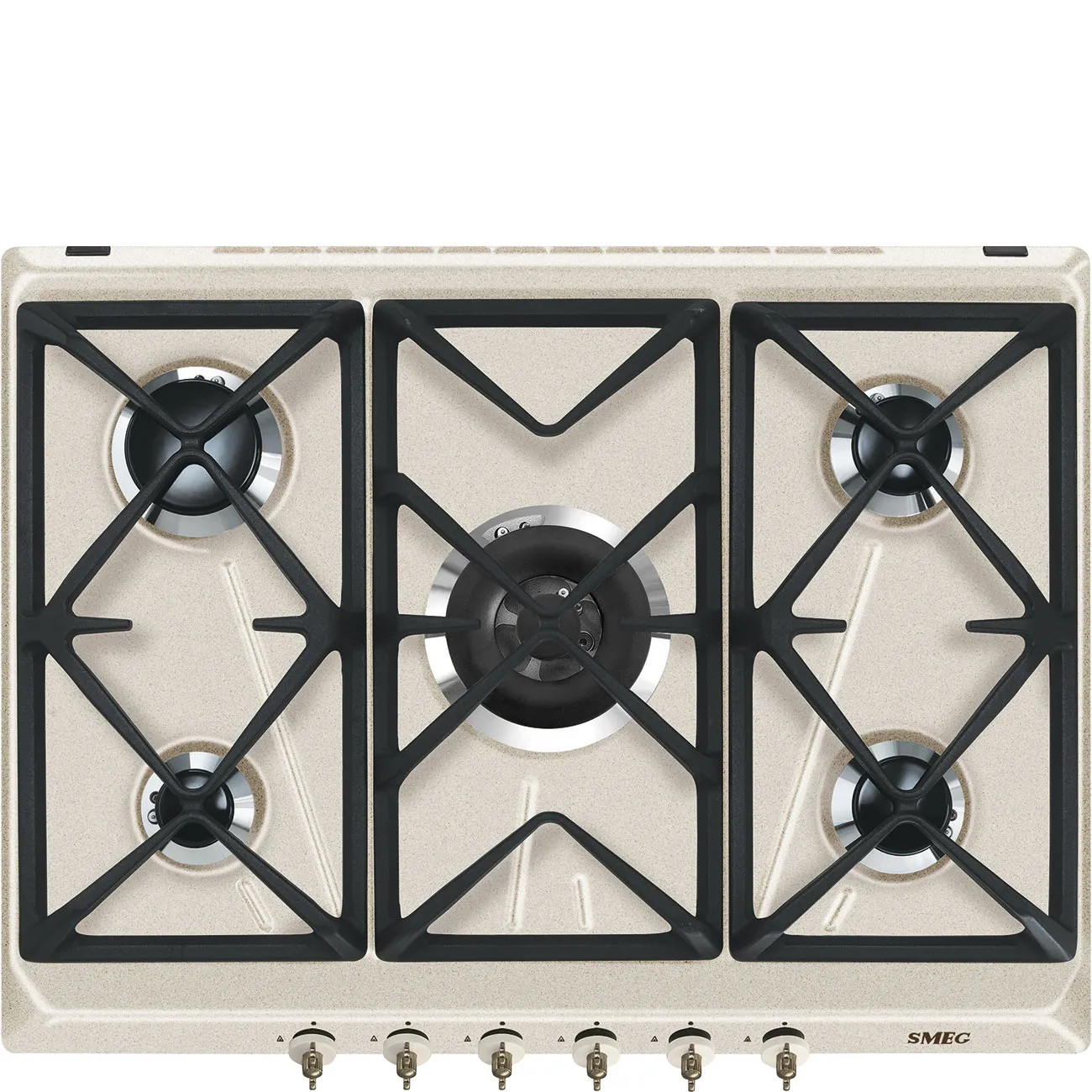Bếp từ & bếp gas 69 cm Coloniale – Vàng yến mạch
