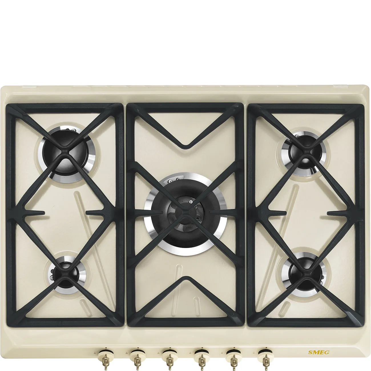 Bếp từ & bếp gas 69 cm Coloniale – Kem