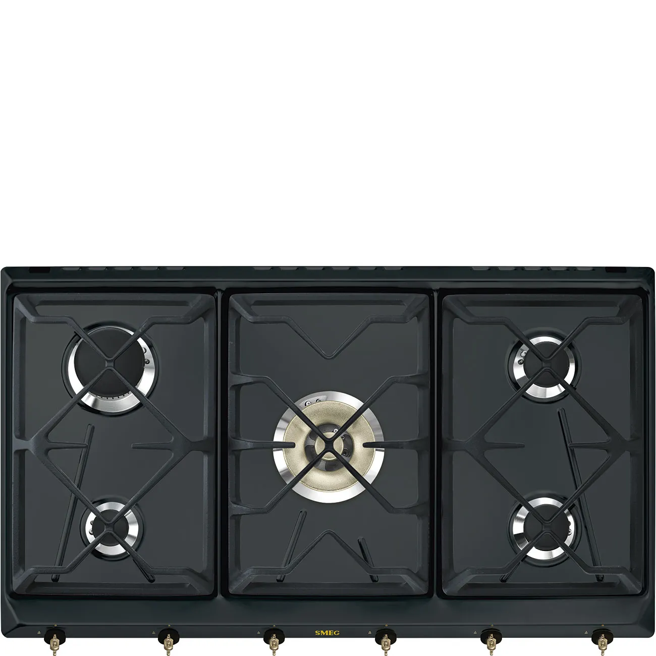 Bếp từ & bếp gas 89 cm Coloniale – Xám than