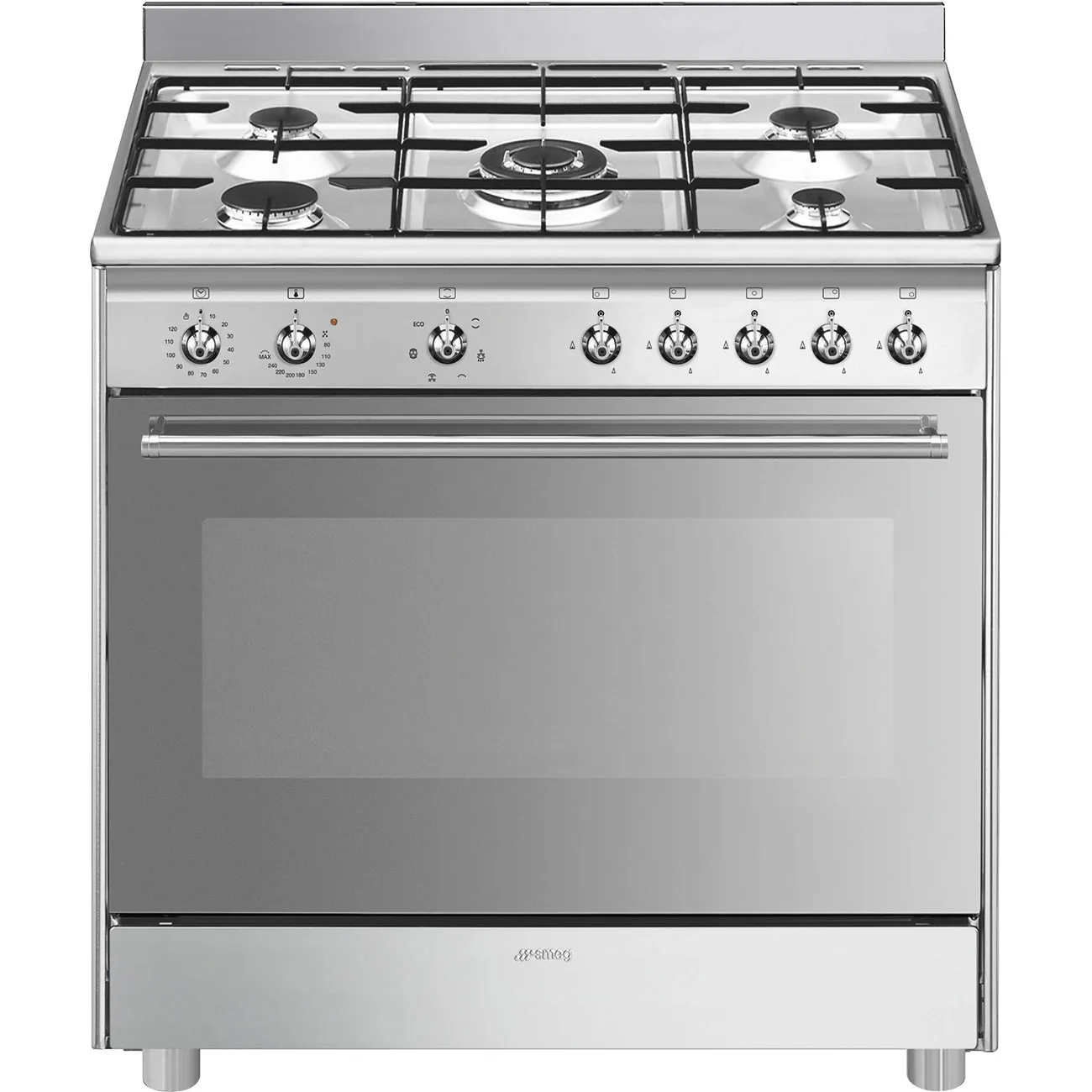 Bếp liền lò 90x60 cm Classica – Thép không gỉ