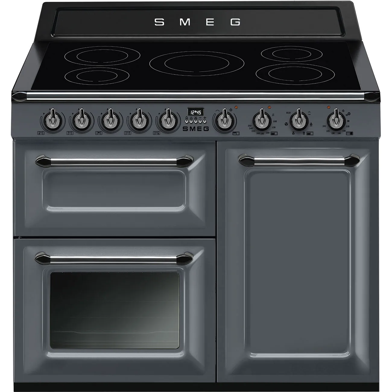 Bếp liền lò 100x60 cm Victoria – Xám đá slate
